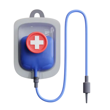 Infusion Icon With 3 D Style 3D Illustration