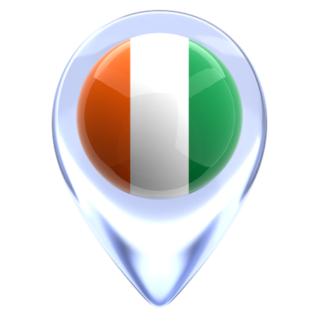 Ivory coast  3D Icon