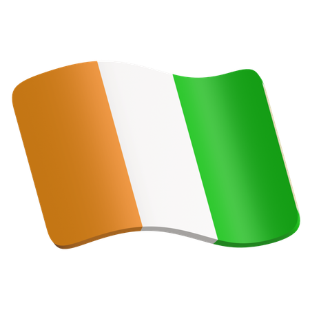 Ivory Coast  3D Icon