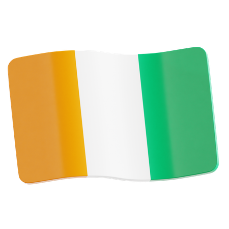 Ivory Coast  3D Icon
