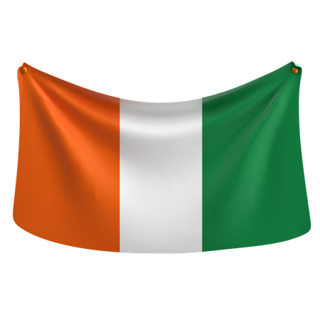 Ivory Coast  3D Icon