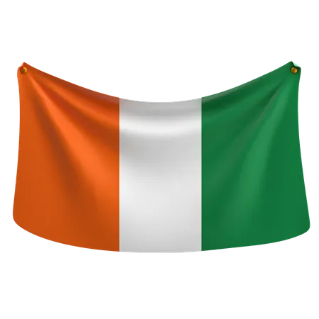 Ivory Coast  3D Icon