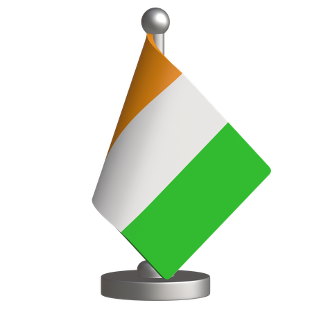 Ivory Coast  3D Icon