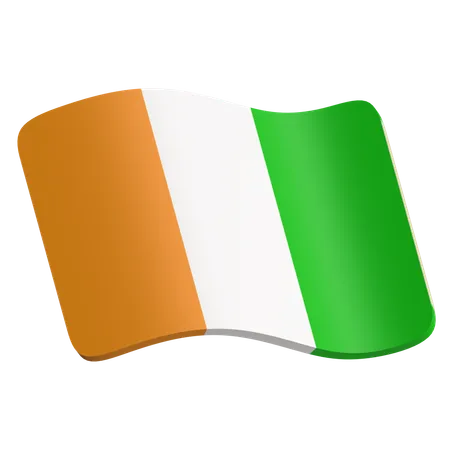 Ivory Coast  3D Icon