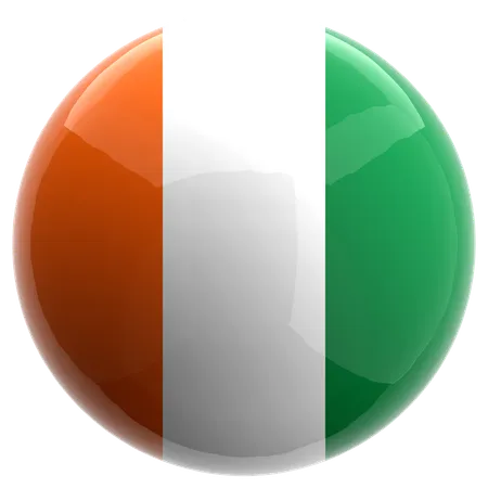 Ivory Coast  3D Icon