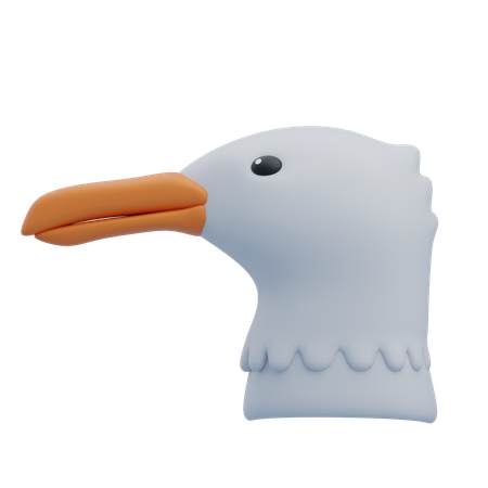 Ivory Gull  3D Icon