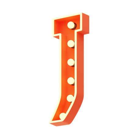 J  3D Icon