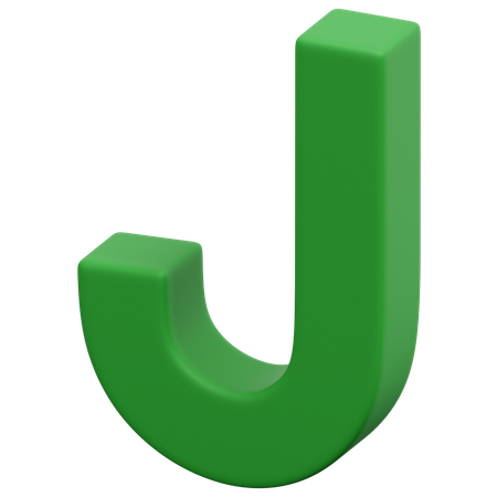 じ  3D Icon