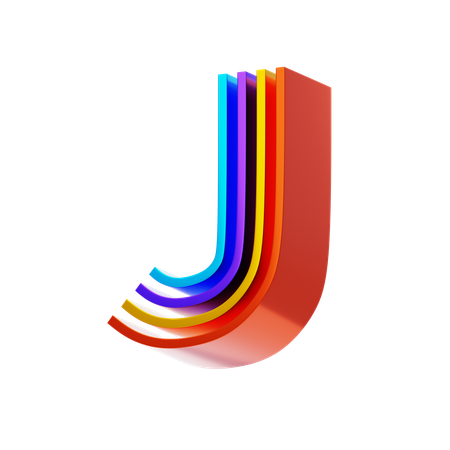 J  3D Icon