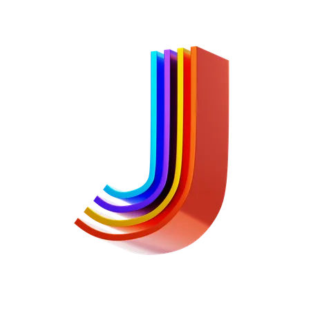 J  3D Icon