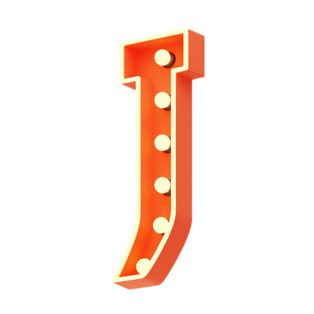 J  3D Icon