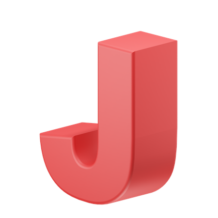 Alfabeto j  3D Icon