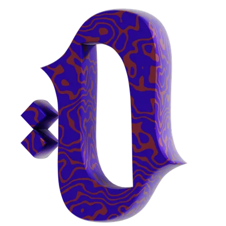 J Alphabet  3D Icon