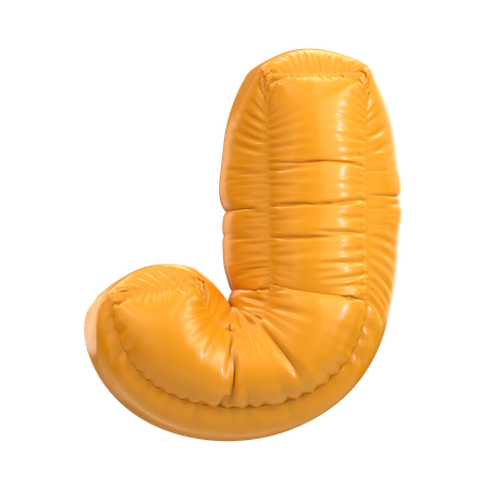 J Alphabet  3D Icon