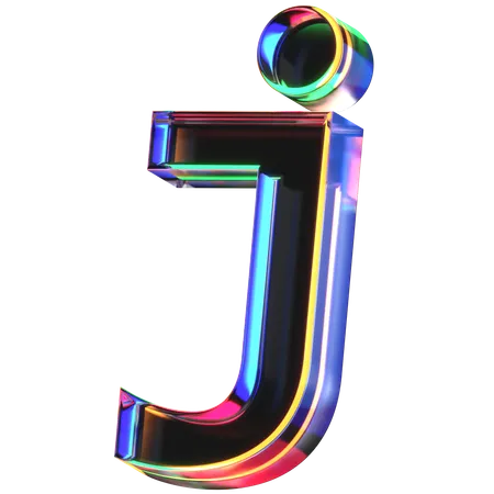 Buchstabe J  3D Icon