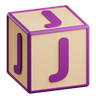 3d letter j