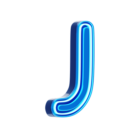 Lettre j  3D Icon