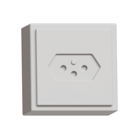 J Type Socket  3D Icon