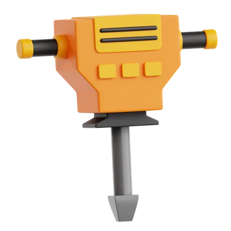 Jack Hammer  3D Icon