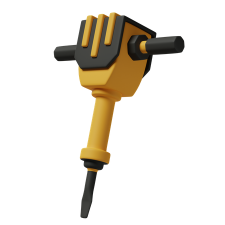 Jack Hammer  3D Icon