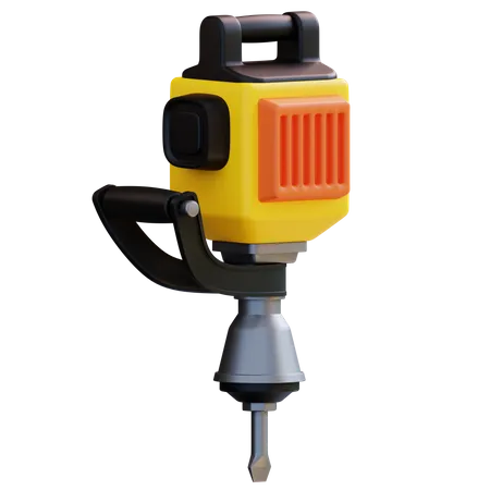 Jack Hammer  3D Icon