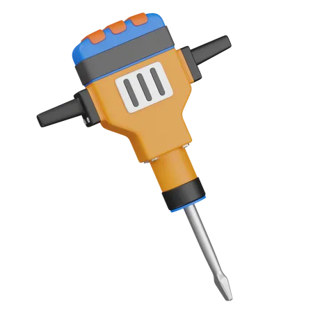 Jack Hammer  3D Icon