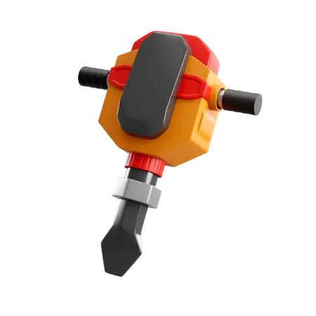 Jack Hammer  3D Icon