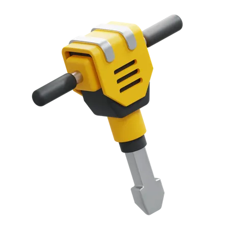 Jack Hammer  3D Icon