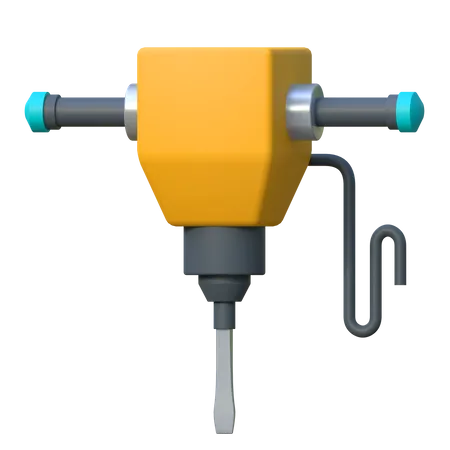 Jack Hammer  3D Icon