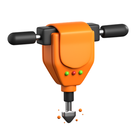 Jack Hammer  3D Icon