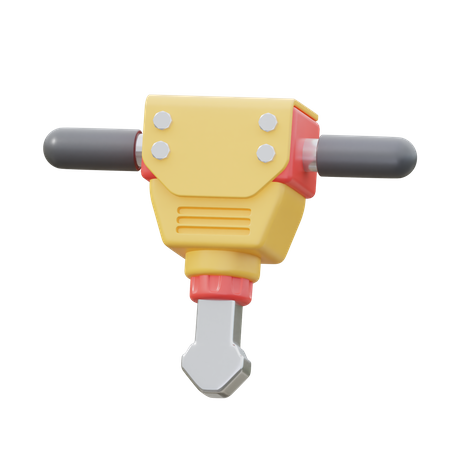 Jack Hammer  3D Icon