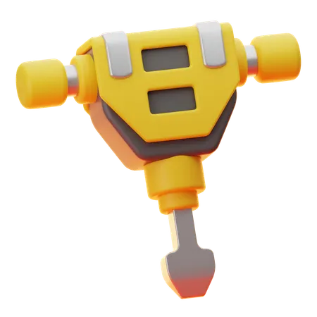 Jack Hammer  3D Icon