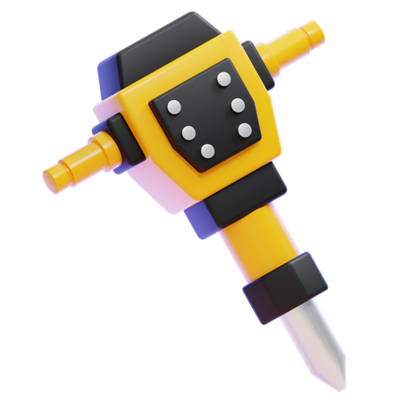 Jack Hammer  3D Icon