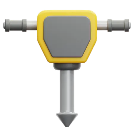 Jack Hammer  3D Icon