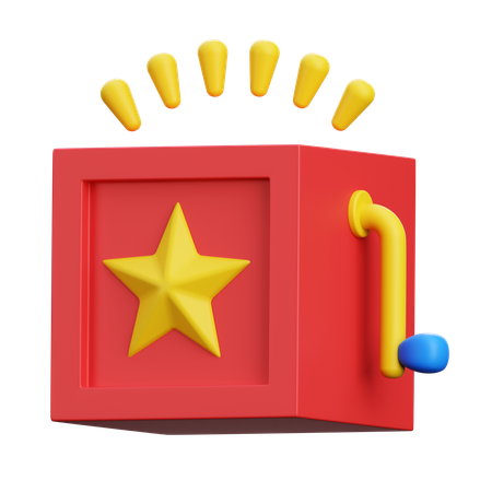 상자 속의 잭  3D Icon