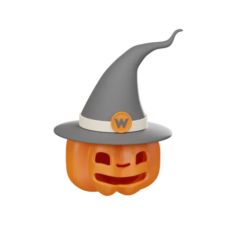 Jack O Lantern With Transparent Background 3D Icon
