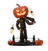 Jack O Lantern Holding Umbrella