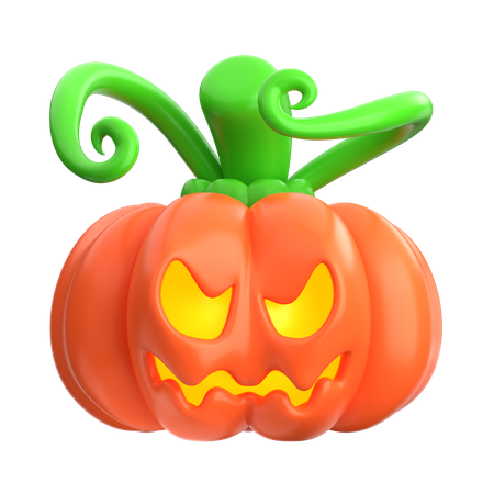 Jack O Laterne Kürbis  3D Icon