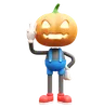 Jack O Lantern With Ok Gesture