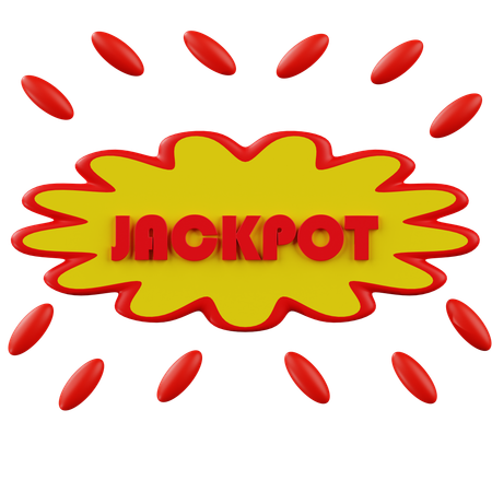 Jack Pot Logo  3D Icon