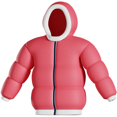 Winter Jacket 3 D Icon 3D Icon