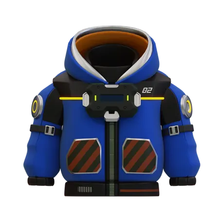 Jacket Cyberpunk  3D Icon