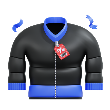 Jacket Discount  3D Icon