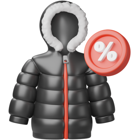 Jacket Sale  3D Icon