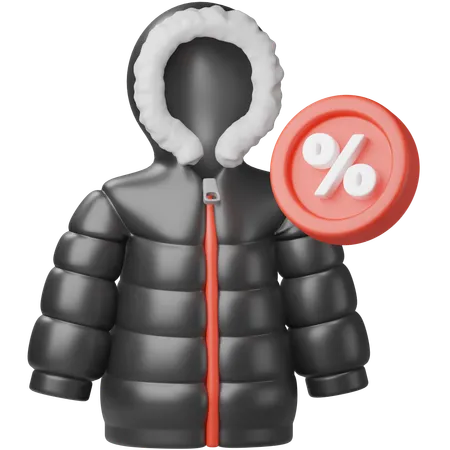 Jacket Sale  3D Icon