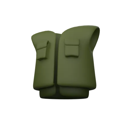 Jacket Vest  3D Icon