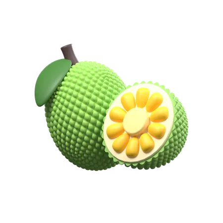 Jackfruit Slices  3D Icon