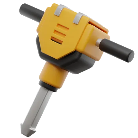 Jackhammer 3 D Icon 3D Icon