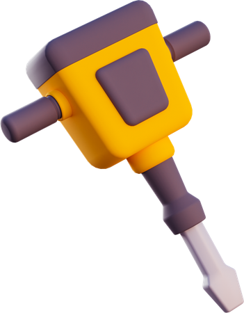 Jackhammer  3D Icon