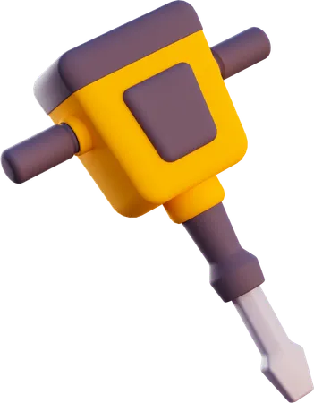 Jackhammer  3D Icon